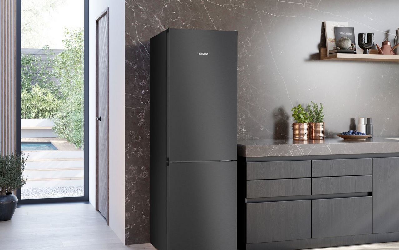 Siemens KG36NVXBG iQ300 186 x 60 cm Geborsteld zwart staal - Afbeelding 3